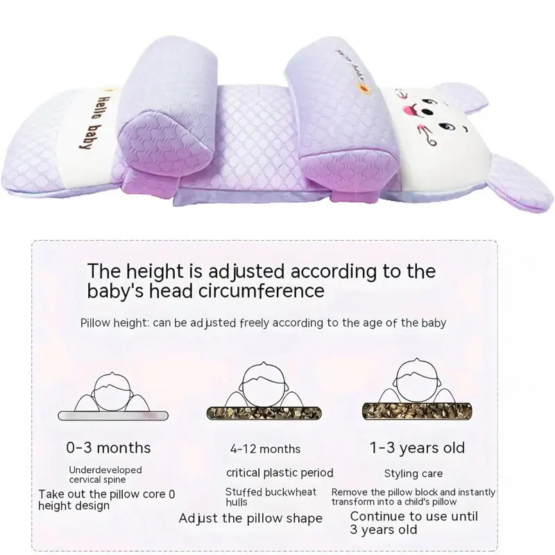 🌟 Baby Head Shaping Pillow — Gentle Support for Your Little One 👶💖